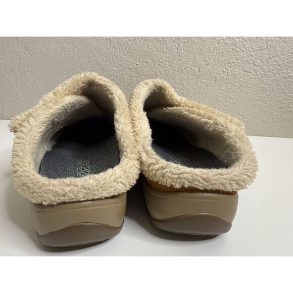 Orthofeet Charlotte Brown Slippers Womens Size 10 W X Wide 2E Arch Support - Picture 3 of 10